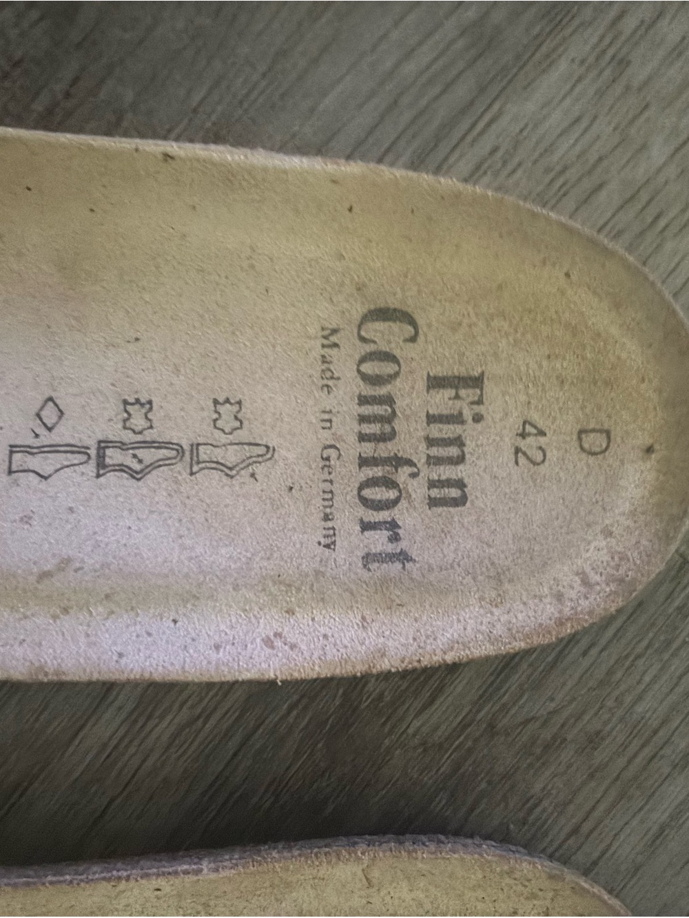 Finn Comfort Cork Insole Insert - Beige